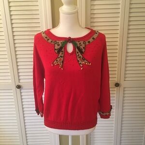 The Collective Works of Berek 2 by Tekako Sakon Holly Berry Christmas Sweater